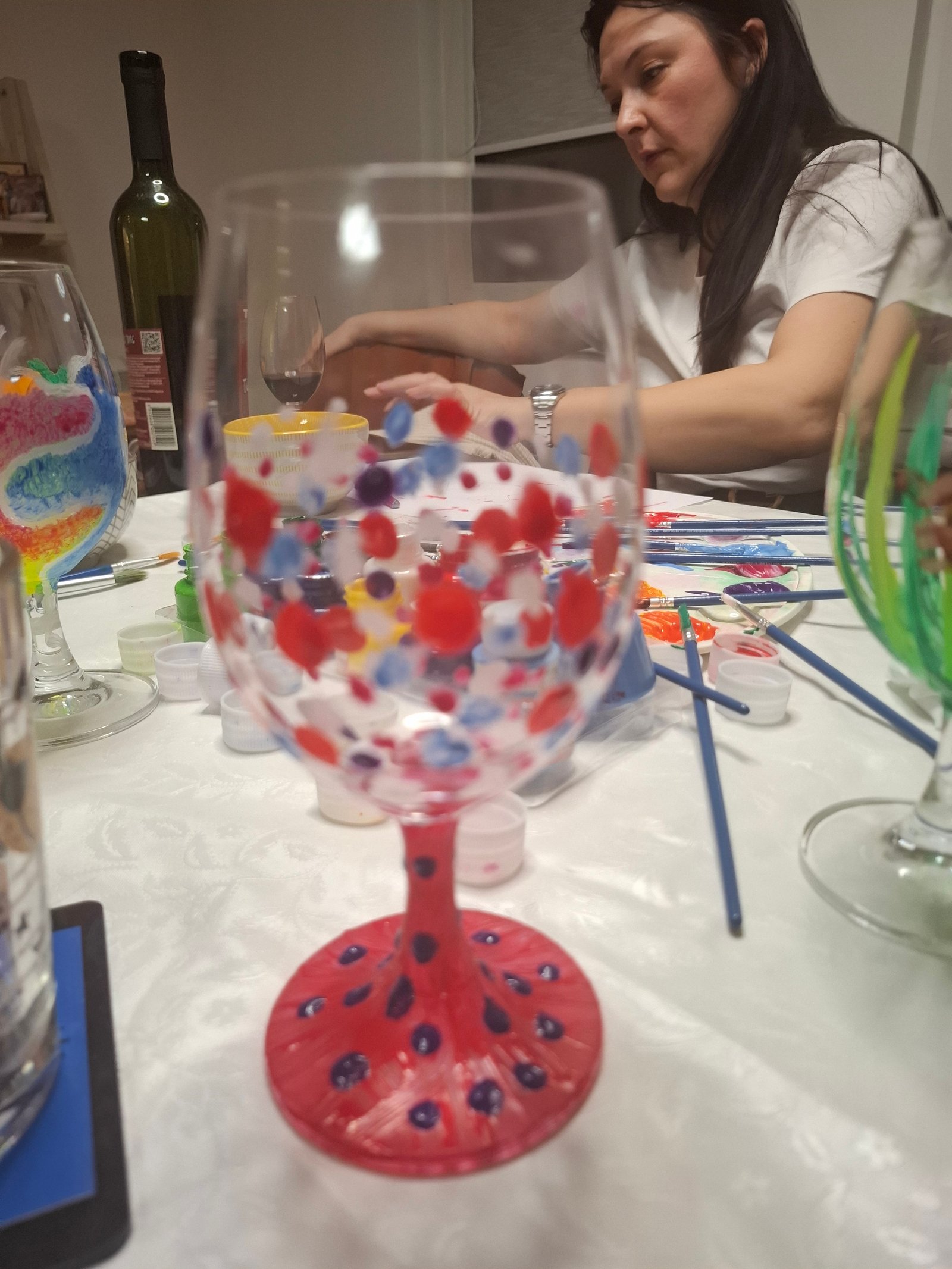 Team Building - fractals on glass 3