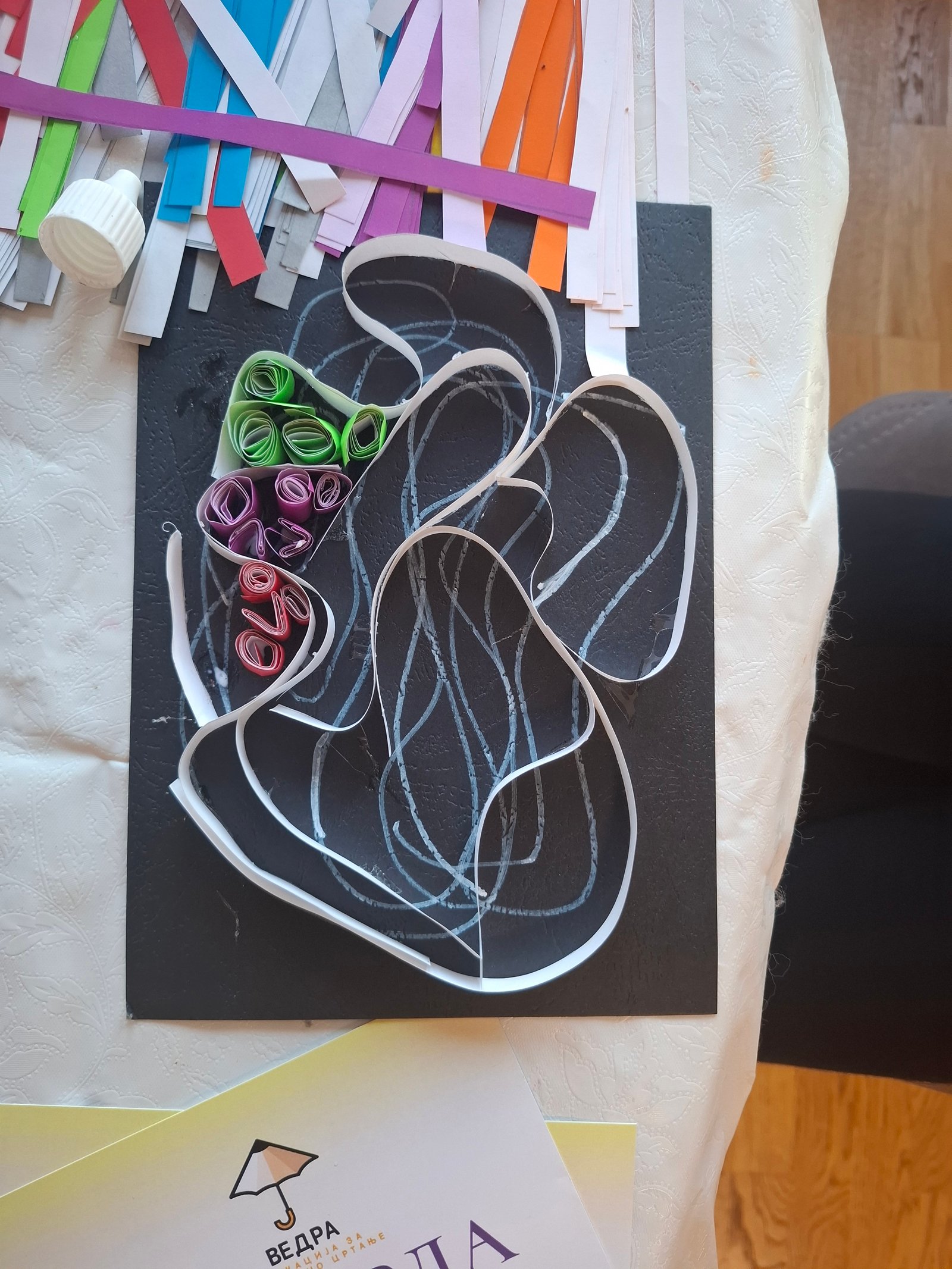 Quilling technique workshop - children 2