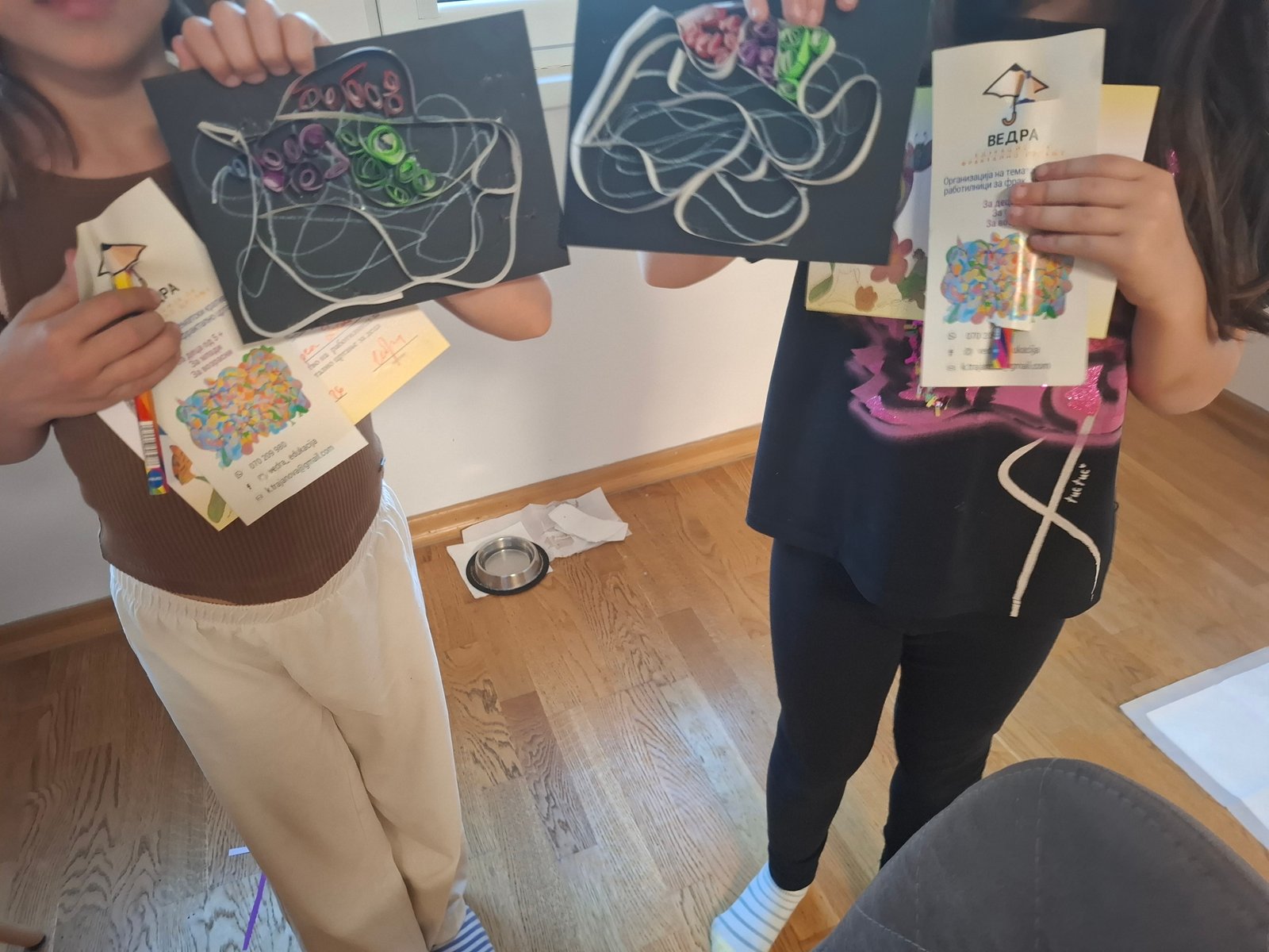 Quilling technique workshop - children 3